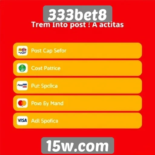 Métodos de pagamento aceitos na plataforma 333bet8